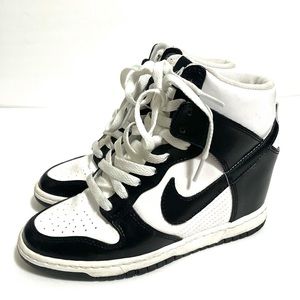 nike dunk wedge trainers